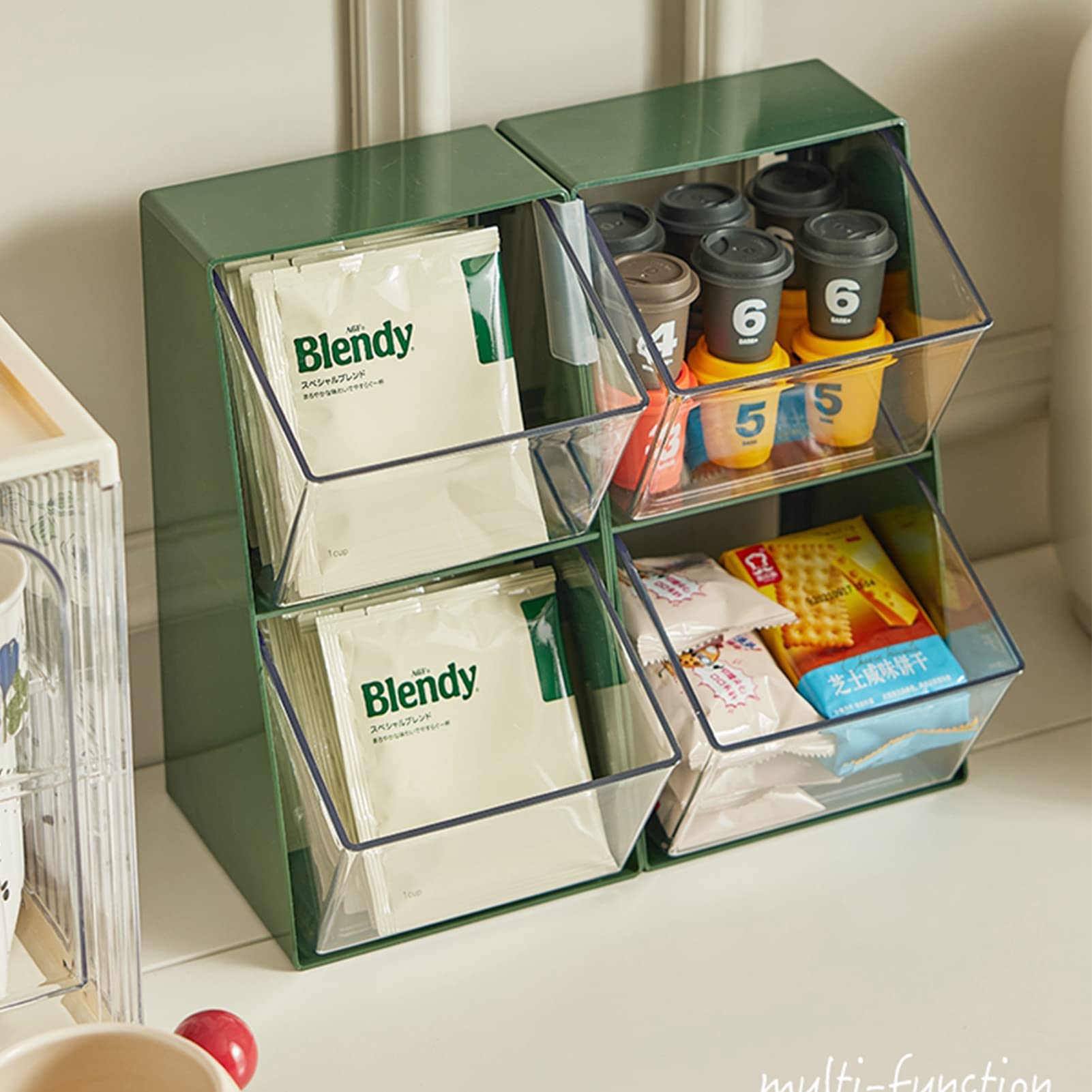 ブラック ストレージボックス 2コンパートメント